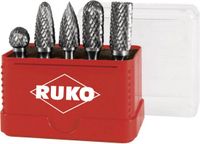 RUKO 116005 Freesstift Hardmetaal 12 mm Lengte 12.0 mm Schachtdiameter 6 mm