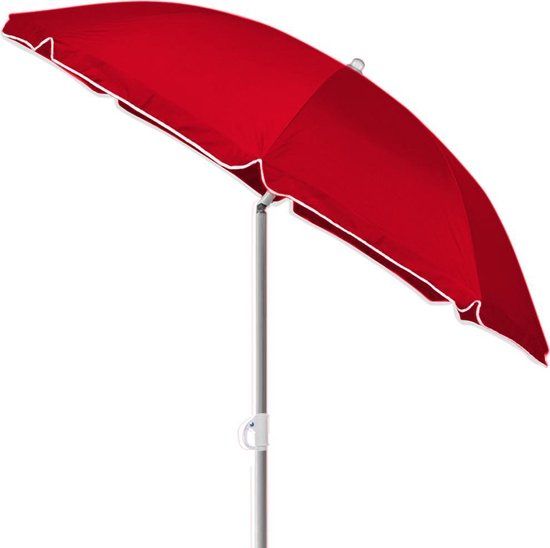 Kingsleeve Parasol Rood 200cm - Kantelbaar - Rond
