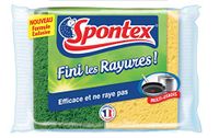 SPONTEX - Spons Geen Krassen! - 2 krasvrije groene sponzen