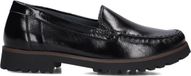 Waldläufer H Elisa Loafers - Lakleer Instapper - Dames - Zwart - Maat 42