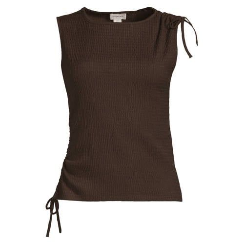 CALVIN KLEIN JEANS mouwloze top - donkerbruin