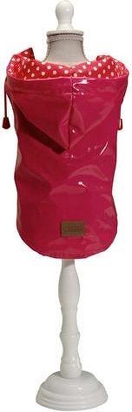 Croci Hondenjas Regenjas Raindrop Cherry Rood XS