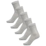 hummel hmlMAKE MY DAY SOCK 5-PACK Unisex Kinderen Katoen GREY MELANGE Schoenmaat 28-31