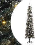 vidaXL Kunstkerstboom met 300 LED Groen 240 cm PVC en Plastic en Staal