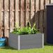 Maison Exclusive - Jardinière surélevée en bois composite, 100 x 100 x 54 cm, couleur gris