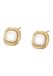 Gaya Leo E-Commerce Ltd. Gaya Earrings 14 karaat Goud Wit Parel