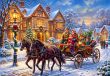 Alipson Puzzle Promenade de Noël en Calèche - 1000 pièces