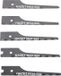 Hazet 9034P-024/5 Jigsaw blade set 5 stuk(s)