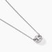 Viana Collier Argent Blanc