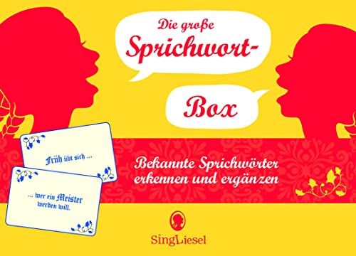 Die große Sprichwort-Box: Bekannte Sprichwörter erkennen und ergänzen
