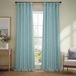 HPD Half Price Drapes Imitatielinnen verduisterende gordijnen, Sea Thistle, 127 x 213,36 cm