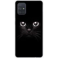 Samsung Galaxy M31s Cat Eyes Siliconen hoesje