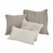 LOBERON Kussen set van 4 Valenciennes grijs/wit