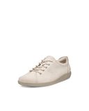 Ecco Dames Veterschoen Soft 2.0 - 206503-61510 Beige/Grijs - Maat 42