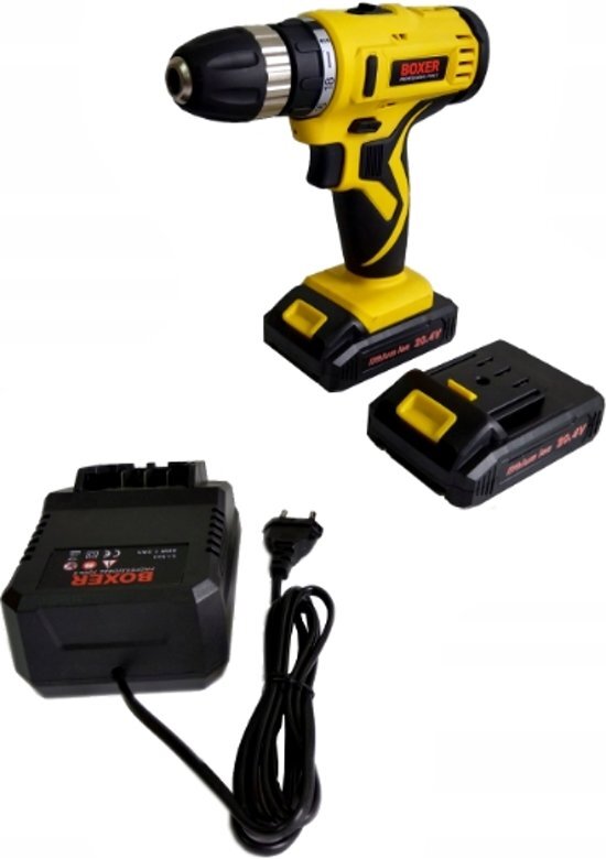 BOXER TOOLS BOXER BX-140 20.4V Lithium accu schroef-/boormachine set - 2 accu's