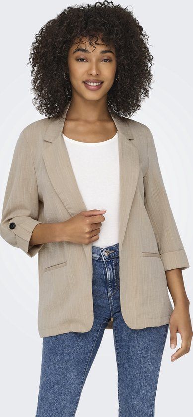 ONLY - ONLMARSA 3/4 BLAZER WVN NOOS - Safari - Women - Size XS
