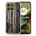 Cokitec Versterkte hoes voor Motorola G15 houttextuur