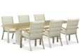 Osmen Midura/Superior 260x100 cm dining tuinset 7-delig