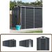 vidaXL Tuinschuur - Gegalvaniseerd Staal - Antraciet - 191x555x198 cm