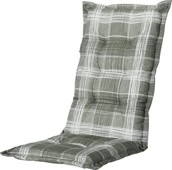 Madison Tuinstoelkussen Hoge Rug 123x50cm - Simon Groen - Blauw - Gerecycled