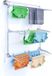 Foxydry Tower 108 cm - Gris - Sèche-linge mural - 3 grilles de séchage - Pliable - Hauteur réglable