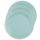 Santex Assiette à gâteau/tarte - Bleu clair - 30 pièces - Carton - 17 cm