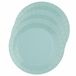 Santex Assiette à gâteau/tarte - Bleu clair - 30 pièces - Carton - 17 cm