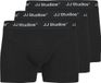 JACK&JONES JACSOHO SOLID TRUNKS 3 PACK JNR SN Garçons Boxer Coton Biologique 95%, Élasthanne 5% Taille 152 Noir Uni