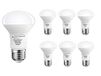 Tech Traders R63 reflector LED-lamp spot spot, aluminium/kunststof, E27, 9 W, wit