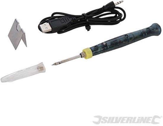 Silverline USB soldeerbout, 8 W