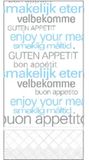 Tork Lunchservet Text, 2-laags, 33x33 cm, 2000 stuks