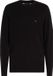 Tommy Hilfiger Lamswol Trui Met Crew-Hals - Zwart - Heren - Maat XL