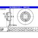 ATE Lot De 2 Disques De Frein 24.0309-0123.1