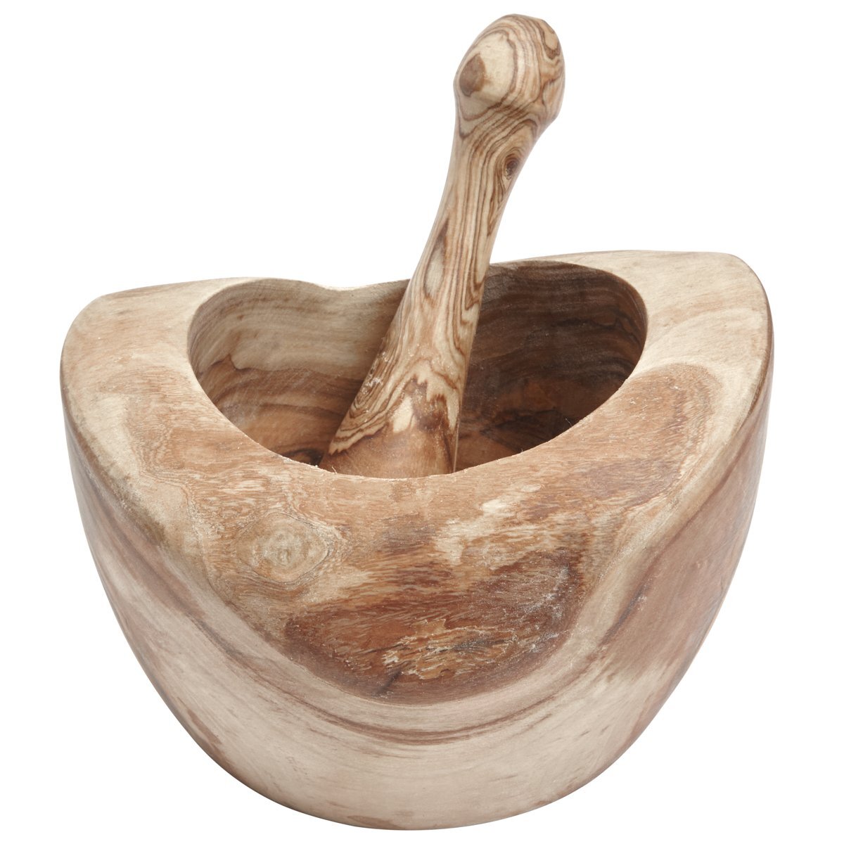 Bowls and Dishes Pure Olive Wood Vijzel - Olijfhout - 14 cm - Bruin