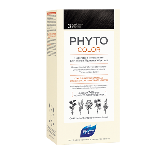 Phyto Paris Color - Phytocolor chatain France 3 - 112 ml
