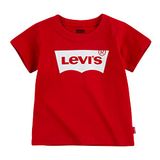 Levi's® Kids Batwing T-shirt Korte Mouwen Rood 3 Months Jongens, Meisjes