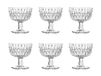 H&h Set van 6 ijsbekers Blow van transparant glas, 28 cl