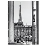 Close Up Paris Eiffeltoren poster - DIN A3 (29,7 x 42 cm) - Premium Vintage wanddecoratie - uitzicht kunstdruk Homedecor