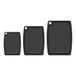 Greenworks Set van 3 Snijplanken Gerecycled Plastic Klein/Middelgroot/Groot, Zwart