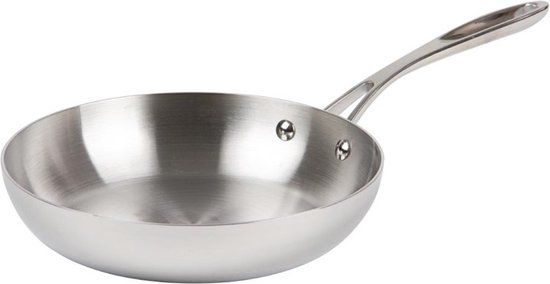 Vogue Triwall Koekenpan - 28cm - Y321 - RVS - Professioneel
