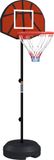 Fortuna Lai panier de basket-ball réglable, hauteur 129-179 cm, avec support, avec tableau de fléchettes magnétique pour intérieur et extérieur