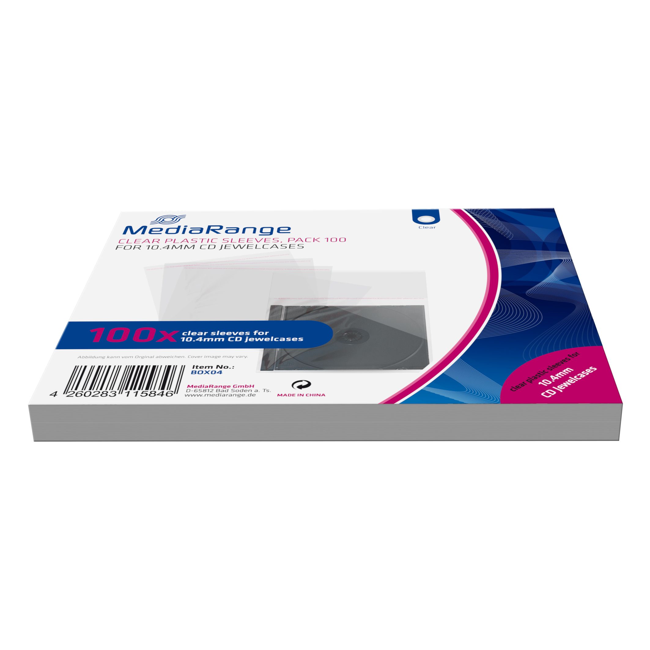 Opus BOX04 CD-doosje - Transparant