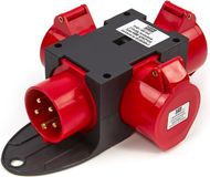 Merkloos 400 Volt 3 Voudig Verdeelblok 32 Ampère