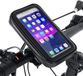 Opline Fietshouder - Universeel - Waterdicht - Zwart - Geschikt voor 6.5 inch telefoons - Stuur bevestiging