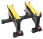 Set de 2 racks de fitness – rack à haltères/rack à squat réglable – réglable en hauteur 5 positions – amortisseur de chocs – pour l'entraînement de force à domicile et l'entraînement des pectoraux