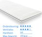 Droommatras Traagschuim NASA topdekmatras/topper 80x220 dikte 7 cm