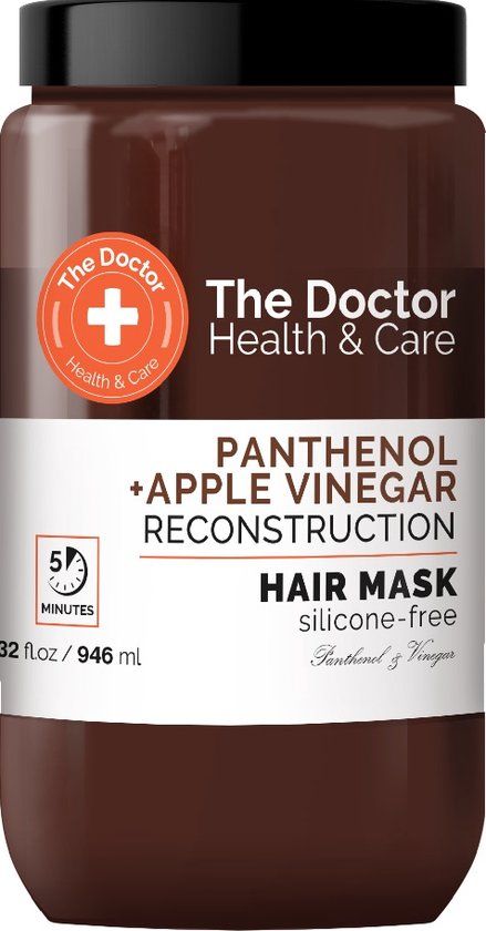 The Doctor Health & Care Reconstructief Haarmasker Apple Cider Vinegar + Panthenol 946ml