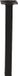 WAGNER System GmbH STAHLROHRFUSS Stahlrohrfuß / Möbelfuß Tischbein 12 2020 01 4-kant Schw.200mm