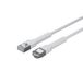 Lanview LV-6AFTP-FLEX-ANG-0025W Netwerkkabel Wit 0,25 m Cat6a U/FTP (STP)