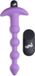 XR Brands Vibrating Silicone Anal Beads and Remote Control purple